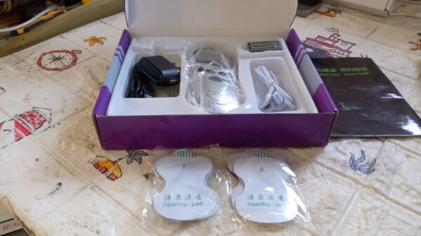 Multifunctional Massager, Health Care Digital Chinese Meridian Tens Therapy Massager Relax Body Muscle Acupuncture Machine 4 Electrode Pads & Charger Adapter and Cable, Physiotherapy, Electric Digital Therapy neck back Mane Massage - Image 11