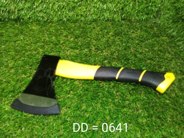 '-600g Hatchet Axe Fiberglass Body Rubberized Handle - Image 7