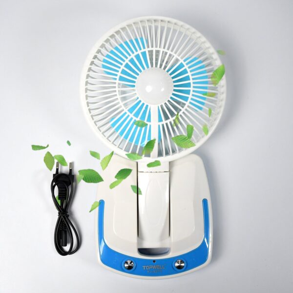 PORTABLE LED LIGHT WITH MINI FAN- YJ 5570 (Battery Not Include) - Image 3