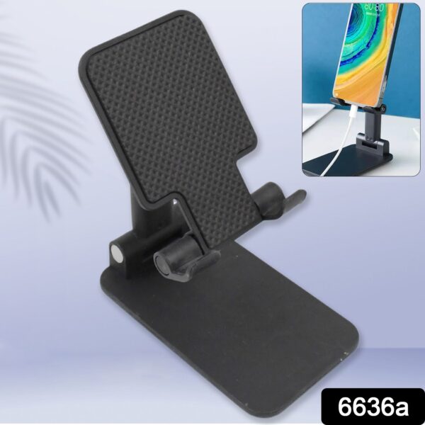 DESKTOP CELL PHONE STAND PHONE HOLDER FULL 3-WAY ADJUSTABLE PHONE STAND FOR DESK HEIGHT + ANGLES PERFECT AS DESK ORGANIZERS AND ACCESSORIES - Image 2